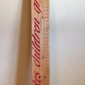 Grow Chart Wooden - Tiffany But Can Be Changed 