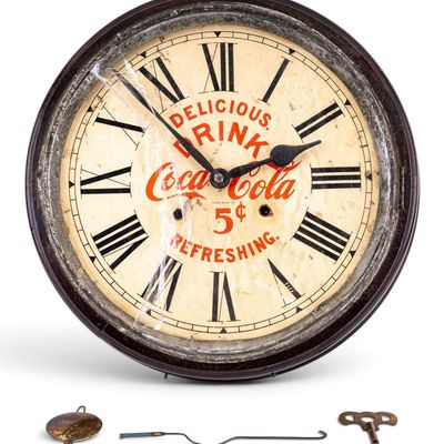 Sale Photo Thumbnail #297: Vintage Coca Cola Advertising Clock