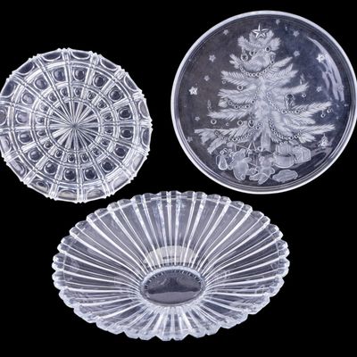Sale Photo Thumbnail #345: Crystal and Other Platters