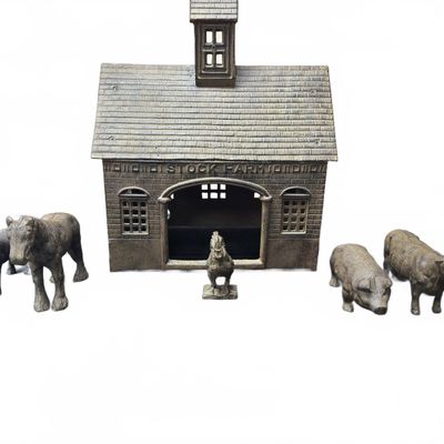 Sale Photo Thumbnail #400: Cast Iron Stock Farmhouse with Animals