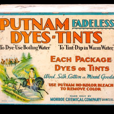Sale Photo Thumbnail #34: Putnam Fadeless Dyes-Tints Metal Display Box