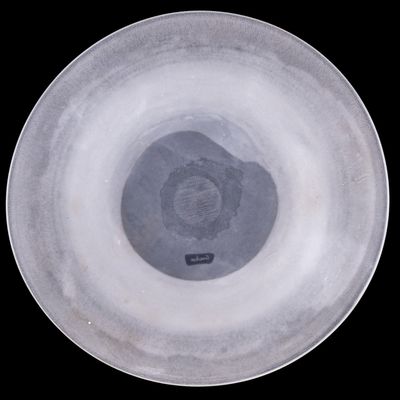 Sale Photo Thumbnail #351: Signed Cenedese Frosted Art Glass Charger