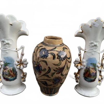 Sale Photo Thumbnail #415: European and Persian Pottery and Porcelain Vases