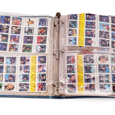 Sale Photo Thumbnail #326: Vintage Fleer MLB Player Stamp Sheets