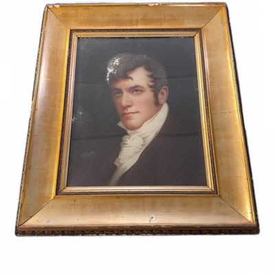 Sale Photo Thumbnail #398: Hoffman Portrait of Gentleman, Artist Board