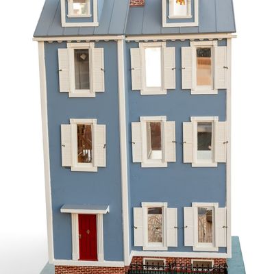 Sale Photo Thumbnail #242: Hand Made Doll House and Painted Wood Table