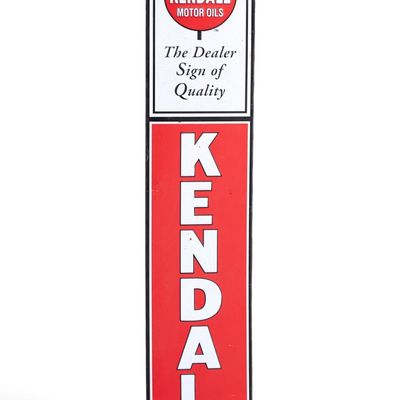 Sale Photo Thumbnail #17: Kendell Motor Oil Tin Sign