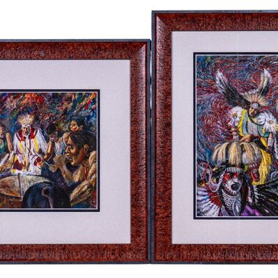 Sale Photo Thumbnail #335: Pair of Signed Zinour Fathoullin Art Prints
