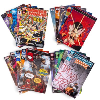 Sale Photo Thumbnail #323: Marvel and DC Comic Books, Others (20 pcs)