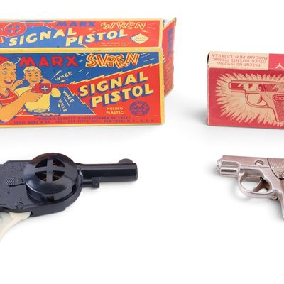 Sale Photo Thumbnail #126: Hubley Dick Toy Cap Gun w/ OG Box