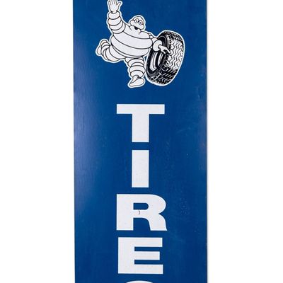 Sale Photo Thumbnail #11: Vintage Michelin Tire Tin Sign