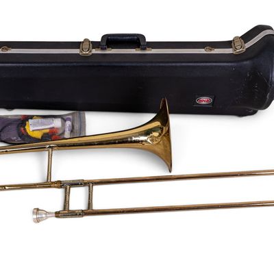 Sale Photo Thumbnail #222: Conn Director Trombone in Hard Case w/ Kit