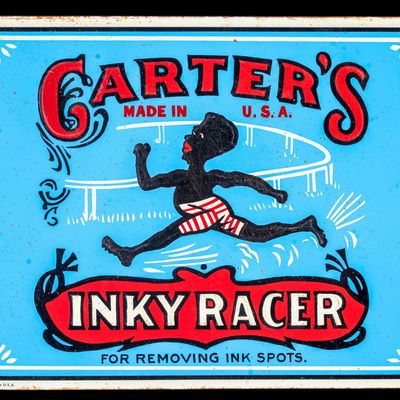 Sale Photo Thumbnail #134: Carter's Inky Racer Spot Remover Metal Sign