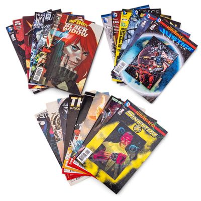 Sale Photo Thumbnail #321: Marvel and DC Comic Books, Others (20 pcs)