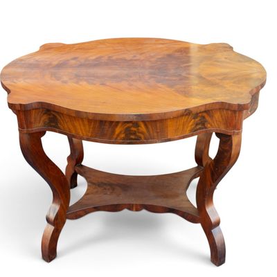 Sale Photo Thumbnail #243: Victorian Walnut Parlor Table