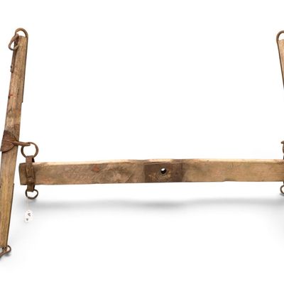 Sale Photo Thumbnail #174: Vintage Wooden Yoke with Iron Hardware
