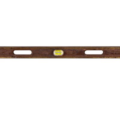 Sale Photo Thumbnail #83: Wooden 4' L Spirit Level with Brass Edges