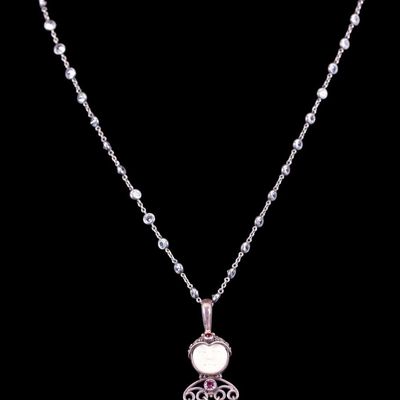 Sale Photo Thumbnail #378: Whimsical Sajen Sterling Necklace