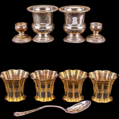 Sale Photo Thumbnail #299: Danish Sterling Silver Cups, Other SS Items