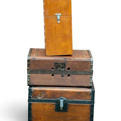 Sale Photo Thumbnail #258: Vintage Wooden Box and Blanket Chests