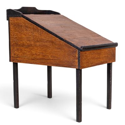 Sale Photo Thumbnail #123: Country Folk Grain-Painted Child's Desk