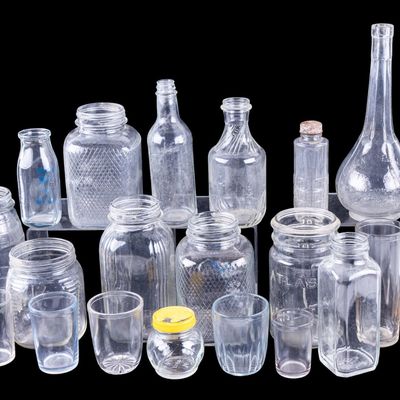 Sale Photo Thumbnail #180: Vintage Bottles, Jars, and Glassware