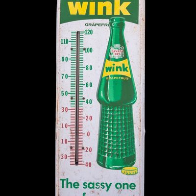 Sale Photo Thumbnail #157: Wink, Canada Dry Thermometer