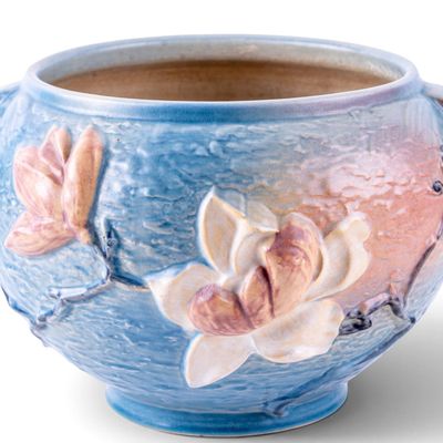Sale Photo Thumbnail #143: Roseville Pottery XL Magnolia Planter