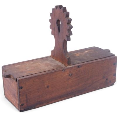Sale Photo Thumbnail #147: Antique American Folk Art Spice Box