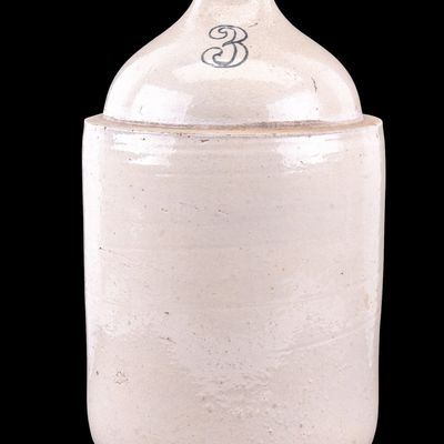 Sale Photo Thumbnail #93: Stoneware Jug + Crock w/ Handle
