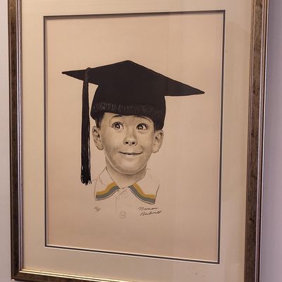 Sale Photo Thumbnail #3: Norman Rockwell rare Artist Proof the big day