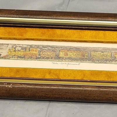 Sale Photo Thumbnail #5: Mary Lehman hand colored etching #37/58