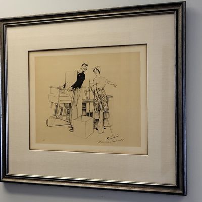 Sale Photo Thumbnail #4: Norman Rockwell artist proof Settling In signed