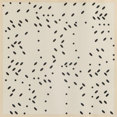 Larry Poons "Untitled" X+X Serigraph Print 1964