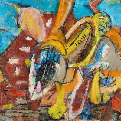 Kappel Abstract Still Life Oil Painting