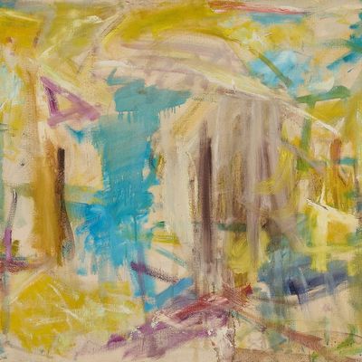 Hugh Kappel Abstract Oil Painting 1956