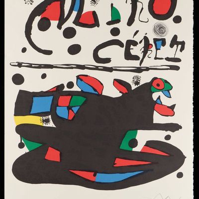 Joan Miro "Ceret" Exhibition Lithograph Print