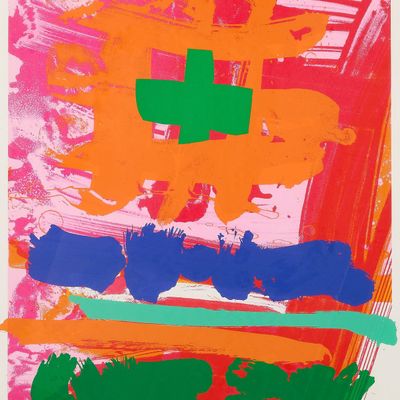 Albert Irvin "Sangora" Screenprint