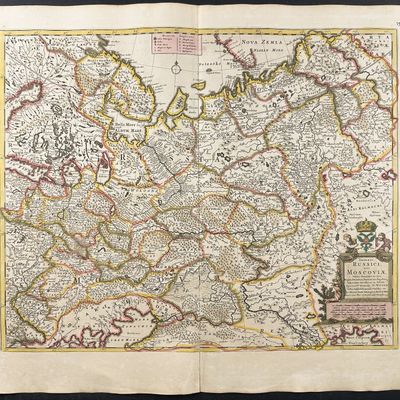 Sale Photo Thumbnail #55: De Wit - Map of Russia, called Moscovia