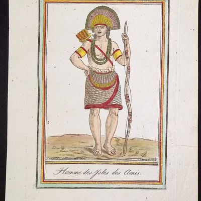 Sale Photo Thumbnail #17: Grasset - Man from the Friendly Islands or Tonga [Homme des isles des Amis]