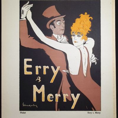 Sale Photo Thumbnail #79: Schnackenberg - Costume Illustration: Laederlappen, Stockholm / Verso: Pathe: Groteske
