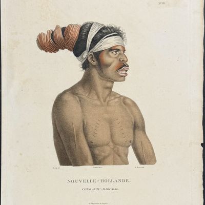 Sale Photo Thumbnail #6: Peron & Freycinet - Native Australian or Aborigine: Cour-Rou-Bari-Gal