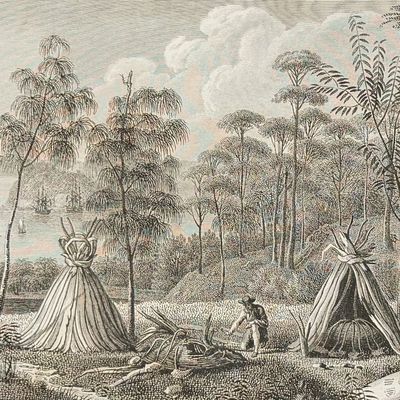 Sale Photo Thumbnail #4: Peron & Freycinet - Native Australian or Aborigine Tombs or Graves