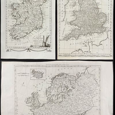 Sale Photo Thumbnail #42: Moore & Conder - 8 Engravings of Europe, Ireland, Scotland, Italy, France, Spain & Portugal