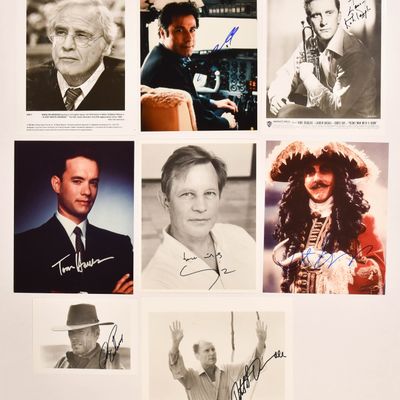 Sale Photo Thumbnail #139: 8 Autographed Film Actor Photographs including Marlon Brando and Tom Hanks