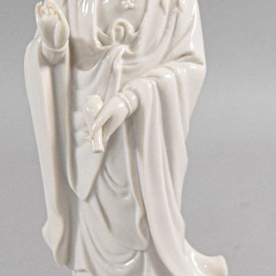 Sale Photo Thumbnail #247: Chinese Blanc de Chine Porcelain Figure of Guanyin