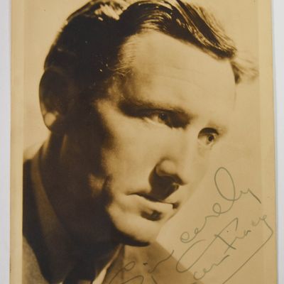 Sale Photo Thumbnail #107: Spencer Tracy Signed Sepia Matte Finish Photograph