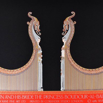 Sale Photo Thumbnail #290: Erte Serigraph Aladdin and His Bride
