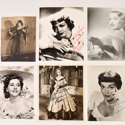 Sale Photo Thumbnail #116: 6 Signed Hollywood Actress Photographs Including Mary Pickford and Joan Fontaine