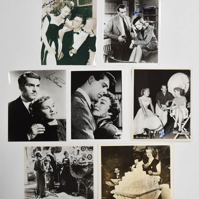 Sale Photo Thumbnail #110: 7 Signed Golden Age Hollywood Actress Film Stills and Promotional Photographs
